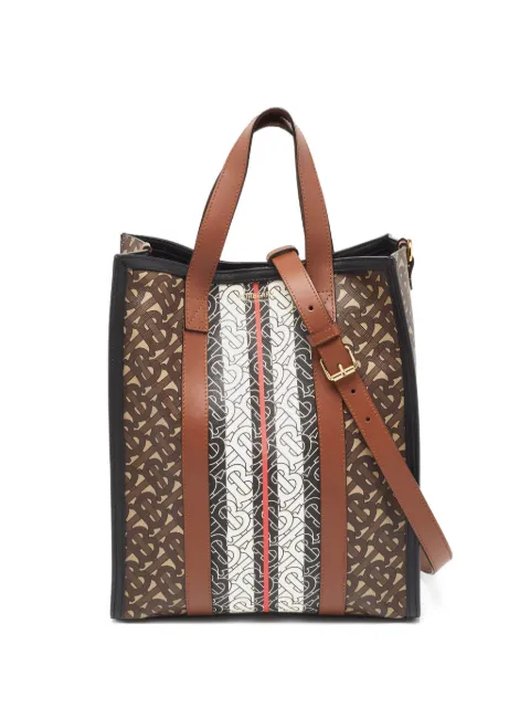 Burberry Pre-Owned Monogram Stripe E-canvas tote bag