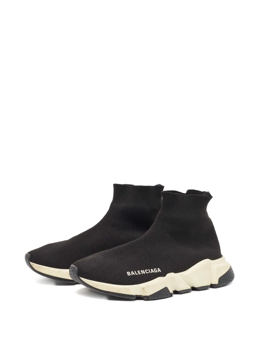 Balenciaga Pre-Owned Sneakers met logo - Zwart