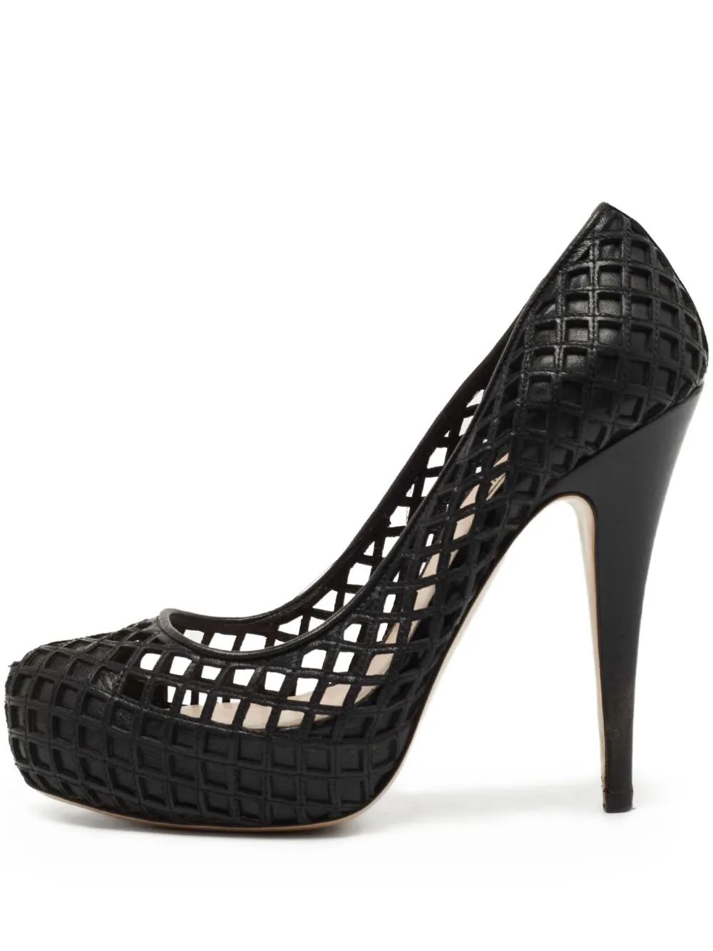 Miu Miu Pre-Owned 120mm laser-cut pumps | Black | Image 1