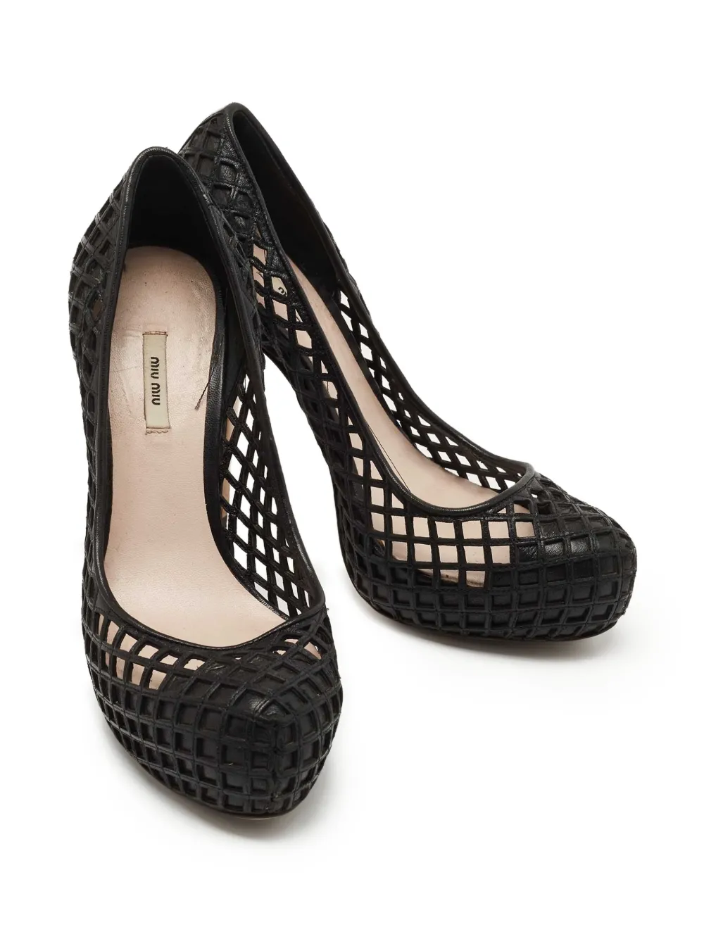 Miu Miu Pre-Owned 120mm laser-cut pumps | Image 2