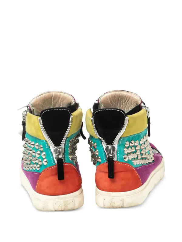 Giuseppe Zanotti Vintage Spike スタッズ ハイカットスニーカー 