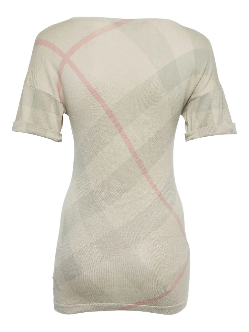 Burberry Pre-Owned checked T-shirt | Image 2