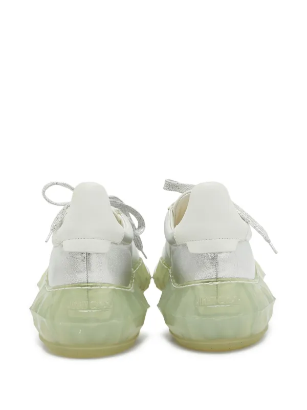 Jimmy Choo Pre-Owned Sneakers Mit Transparenter Sohle | Weiß