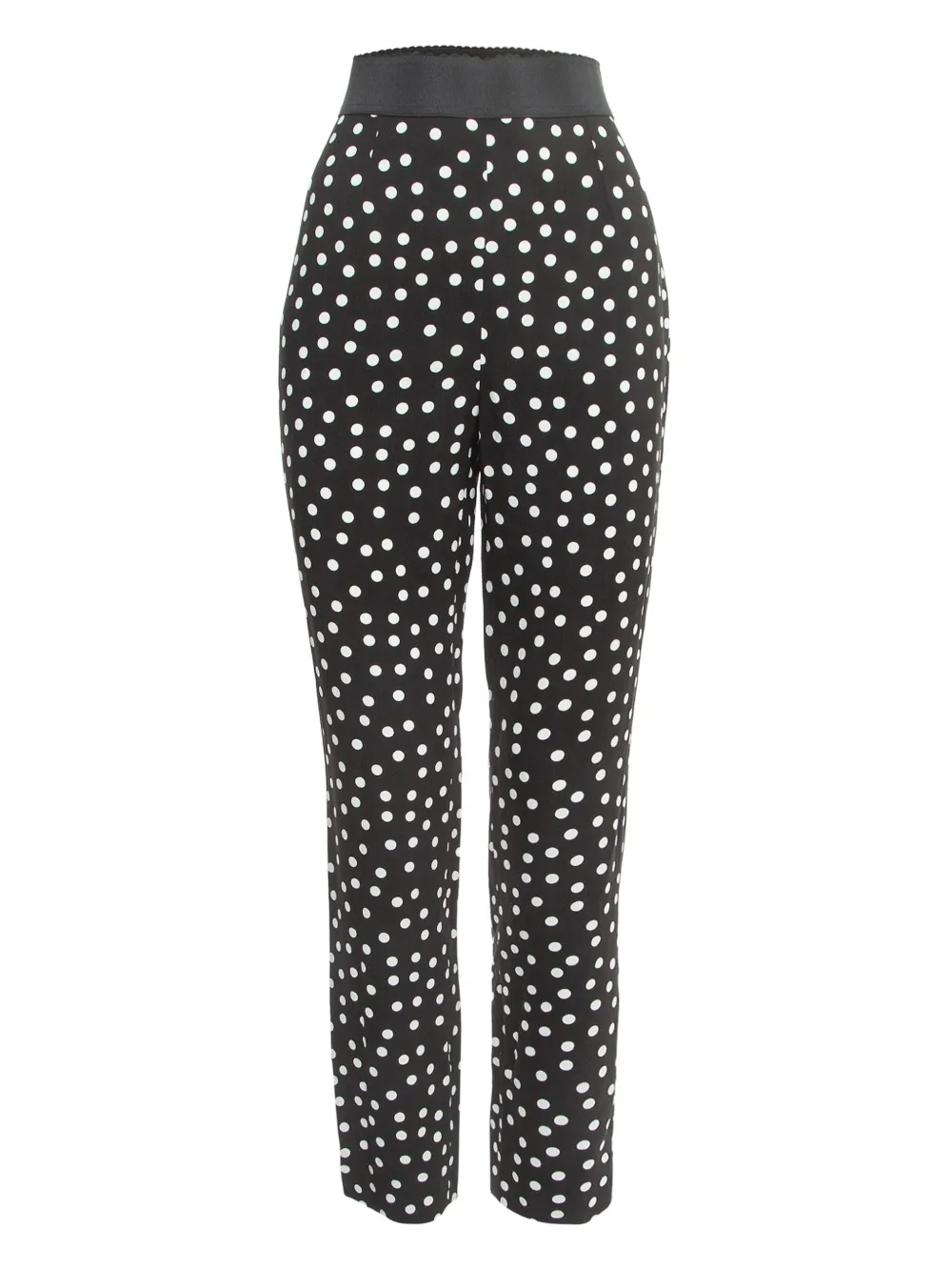 Dolce & Gabbana Pre-Owned polka-dot crepe trousers | Black | Image 1