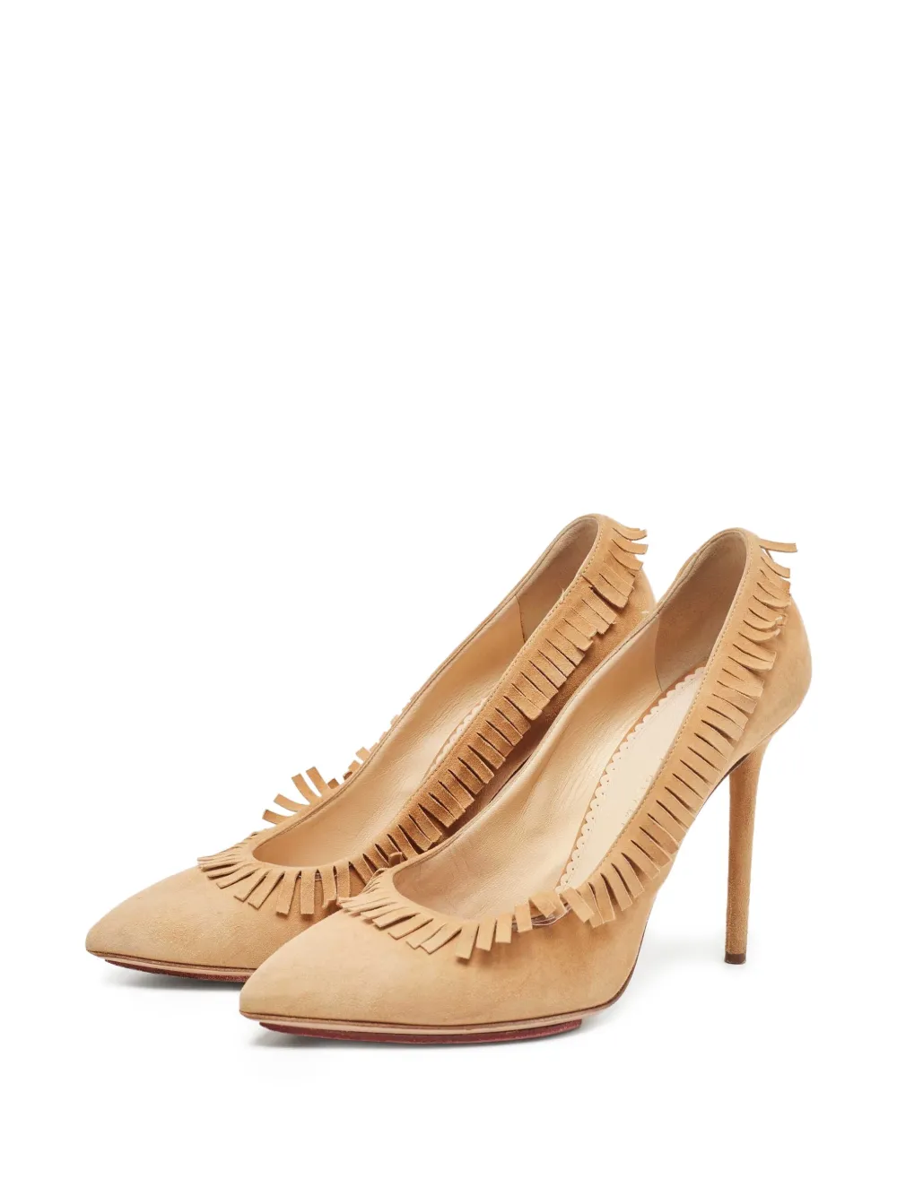 Charlotte Olympia pre-owned 120mm fringe-embellished stiletto pumps | Image 2