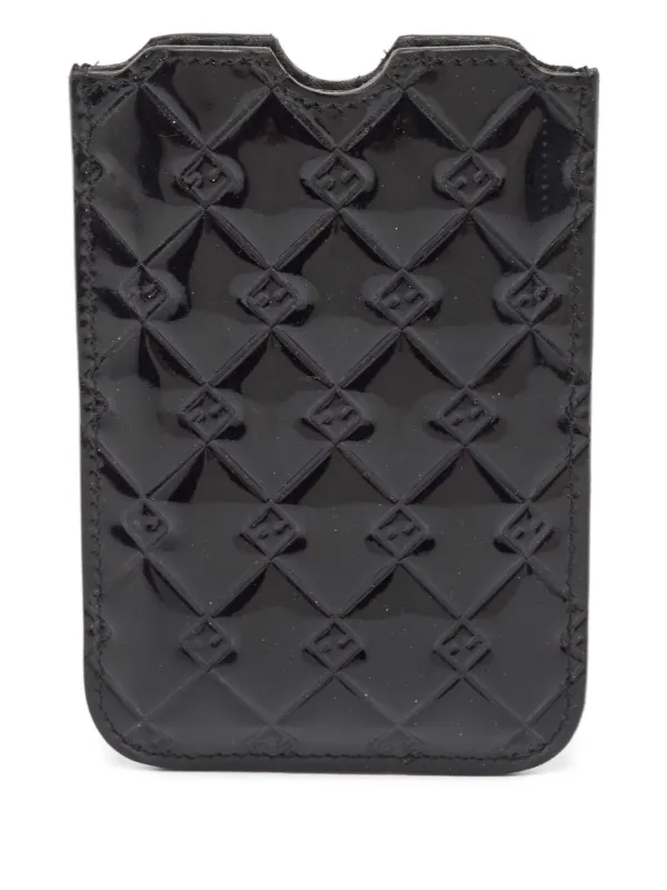 Fendi Pre-Owned モノグラム スマホケース | ブラック | FARFETCH JP