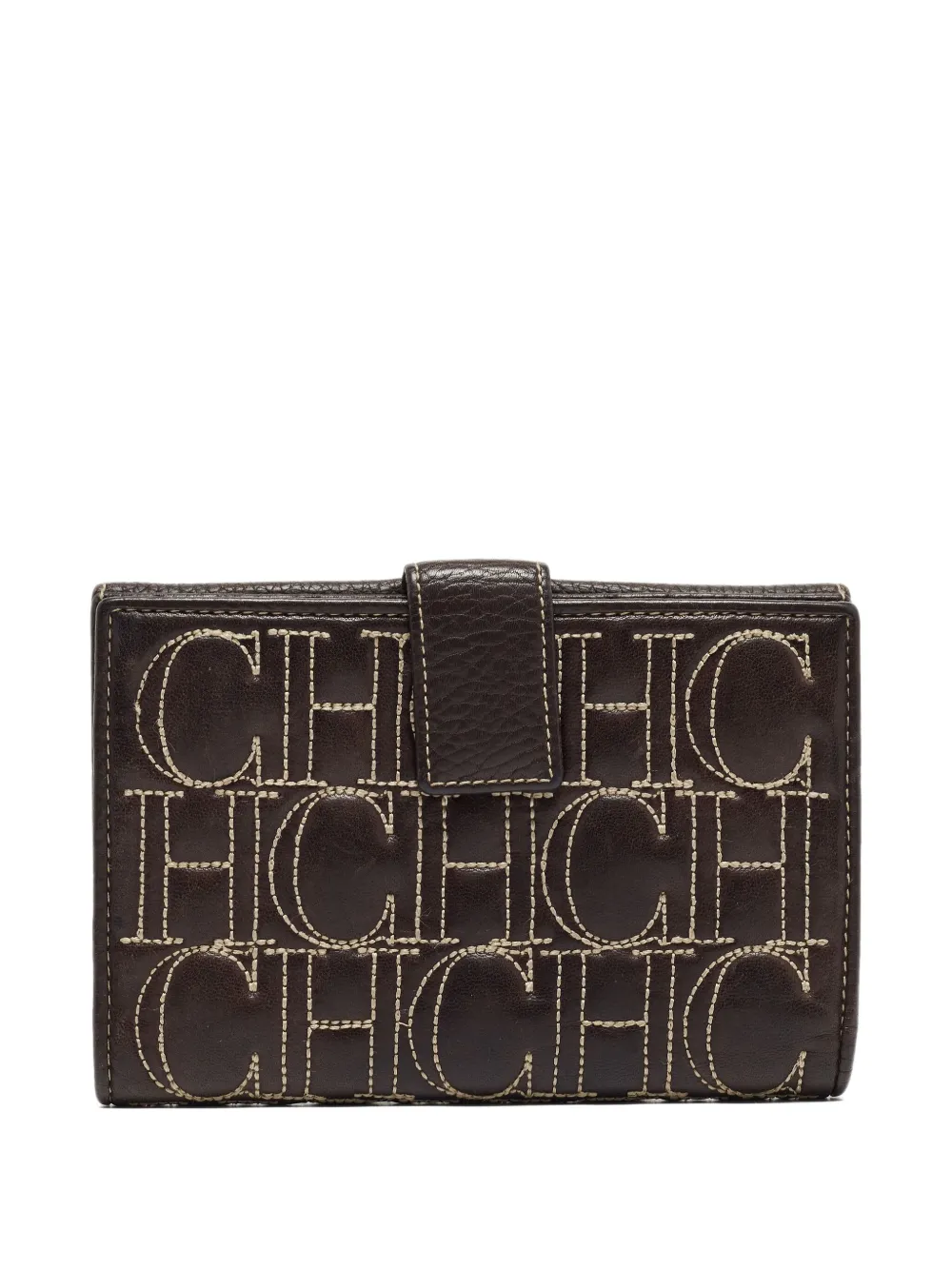 Carolina Herrera Vintage pre-owned logo-stitched leather wallet | Image 2