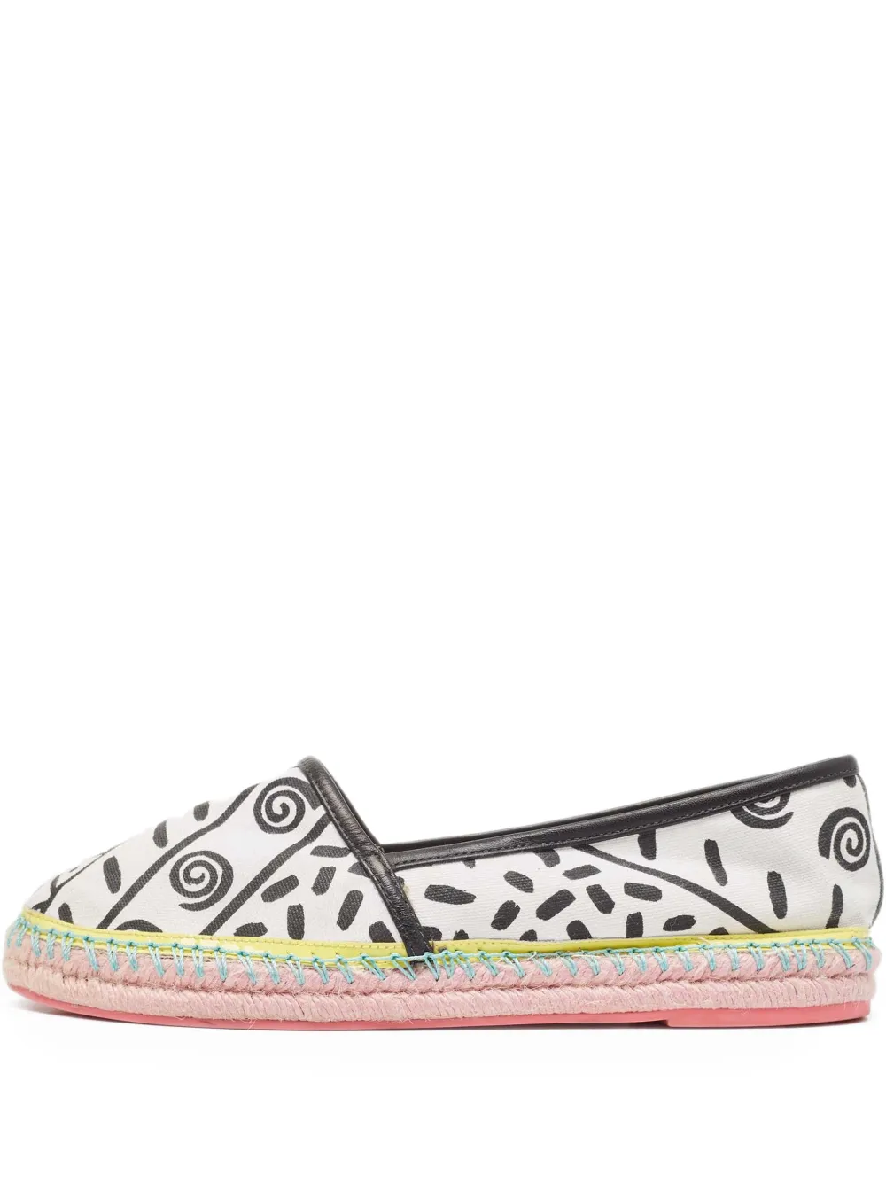Sophia Webster espadrilles à imprimé graphique | blanc | Image 1