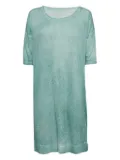 Zadig&Voltaire lace-overlay dress - Green