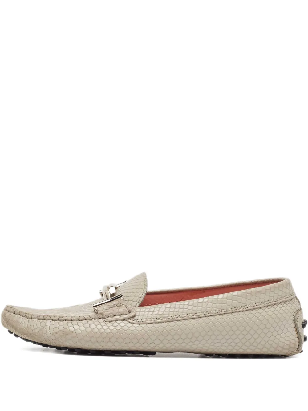 Tod's Vintage レザーローファー - グレー Tod's Vintage レザーローファー - グレー