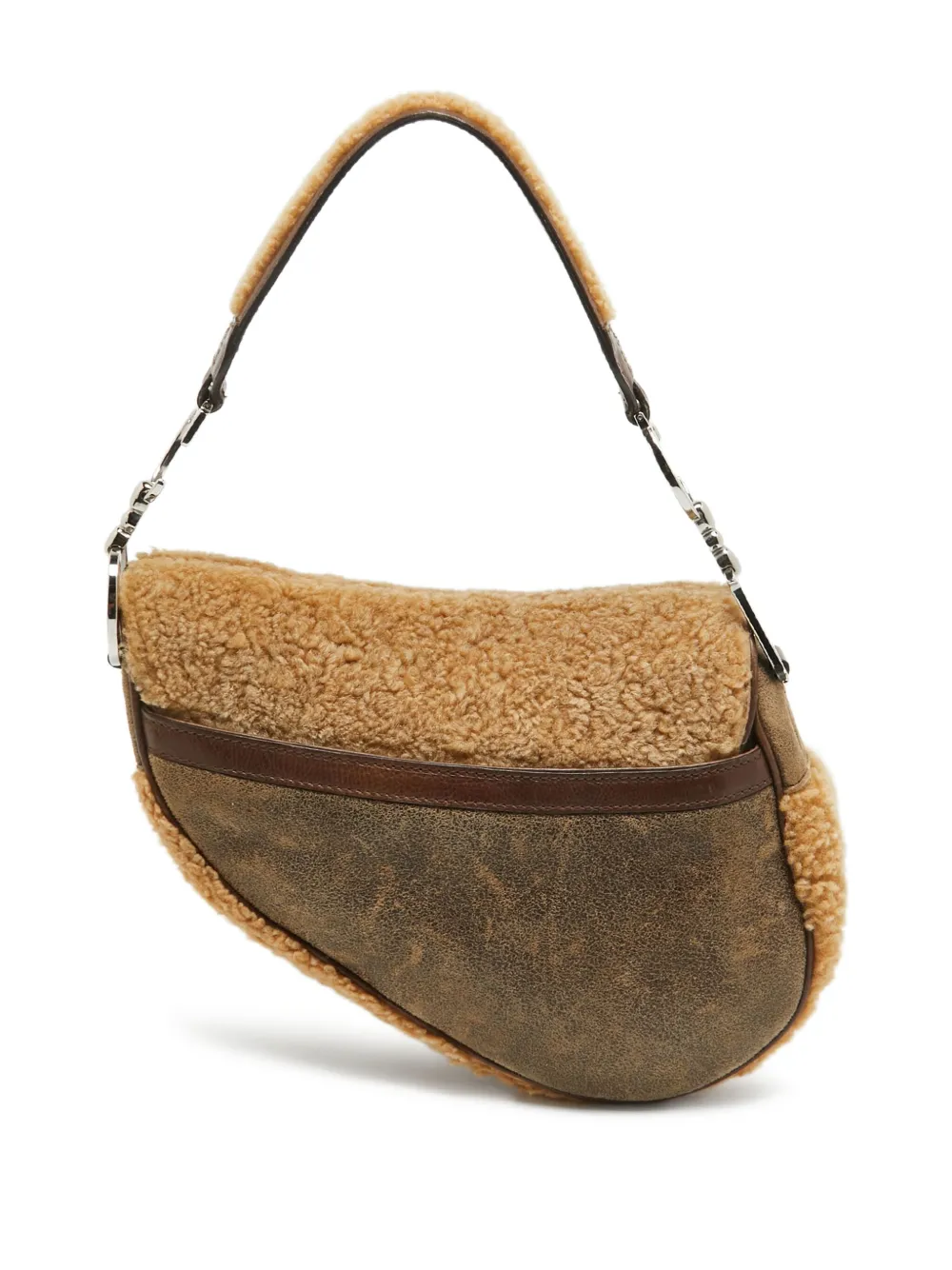 Christian Dior Pre-Owned shearling shoulder bag | Image 2