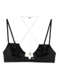 Maison Close Glow bralette bikini top - Black