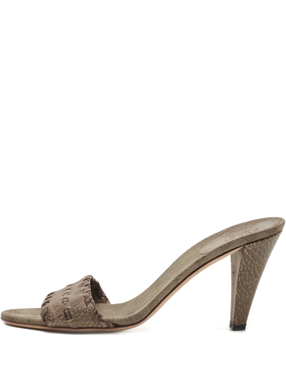 Gucci Pre-Owned 90mm GG canvas sandals | Brown | Image 1