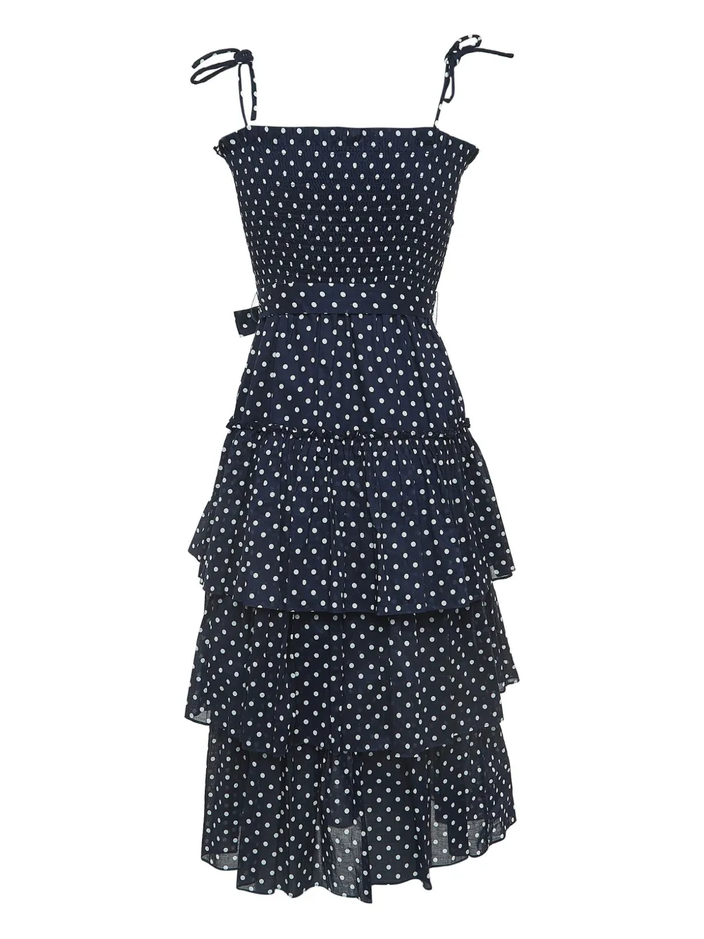 Tory Burch 2023 tiered polka-dot midi dress | Image 2