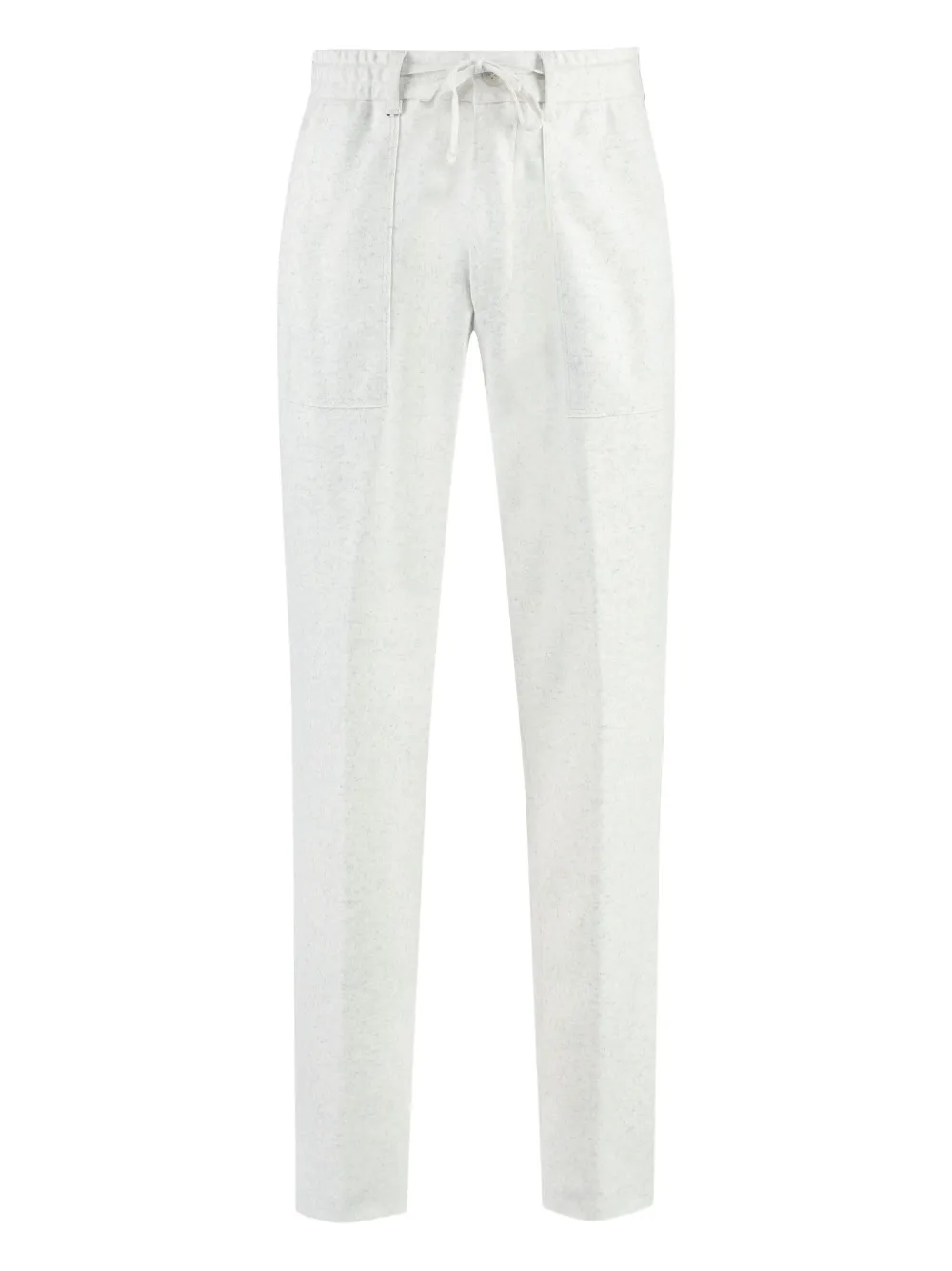 BOSS Broek met trekkoordtaille Wit