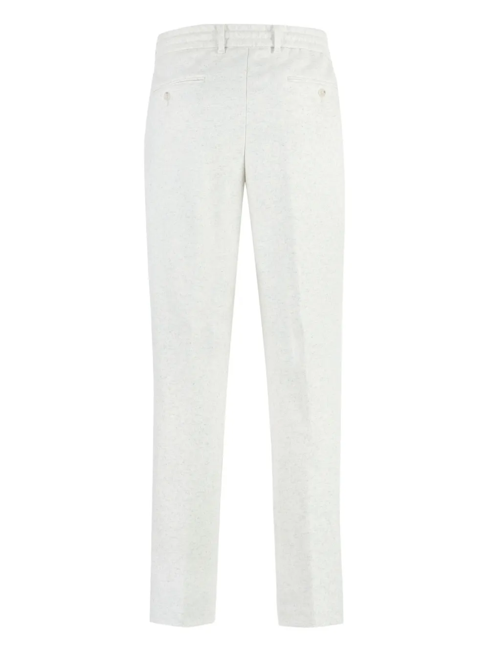 BOSS Broek met trekkoordtaille Wit