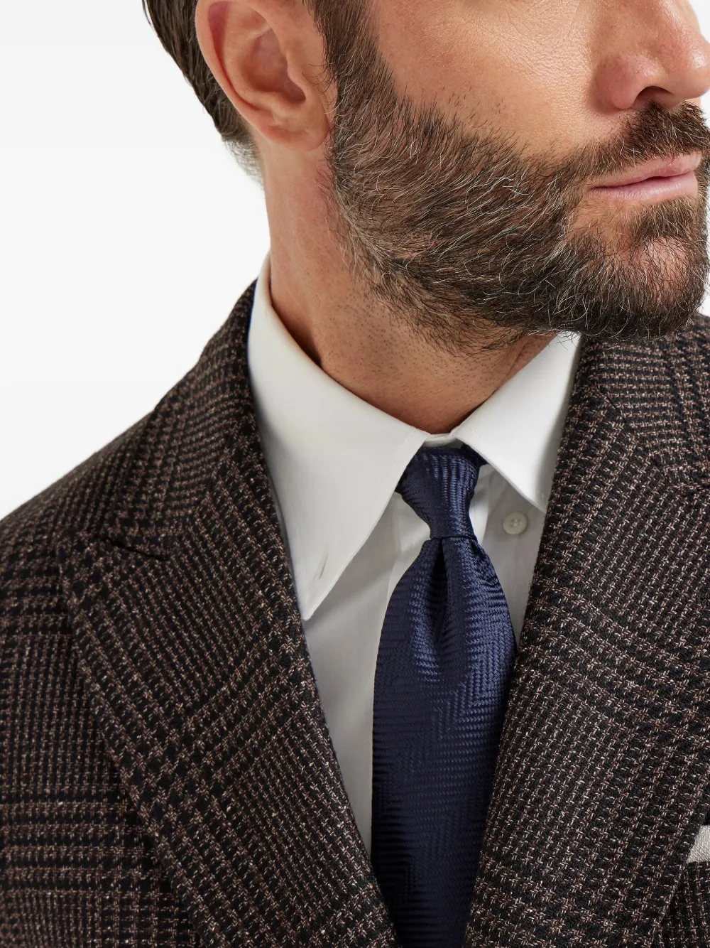Brunello Cucinelli Zijden stropdas Blauw