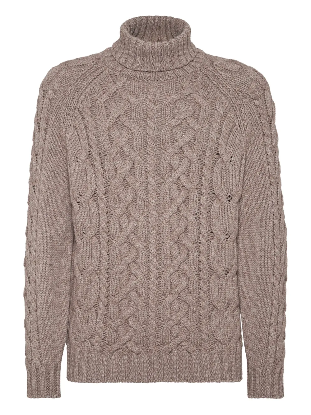 Brunello Cucinelli cable-knit sweater | Neutrals | Image 1