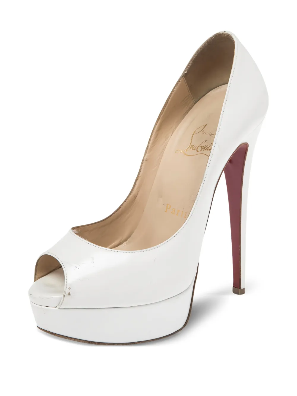 Christian Louboutin Pre-Owned 140mm Lady peep-toe platform pumps | Image 2