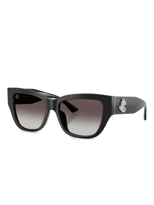 Jimmy Choo Eyewear ビジュートリム キャットアイ サングラス