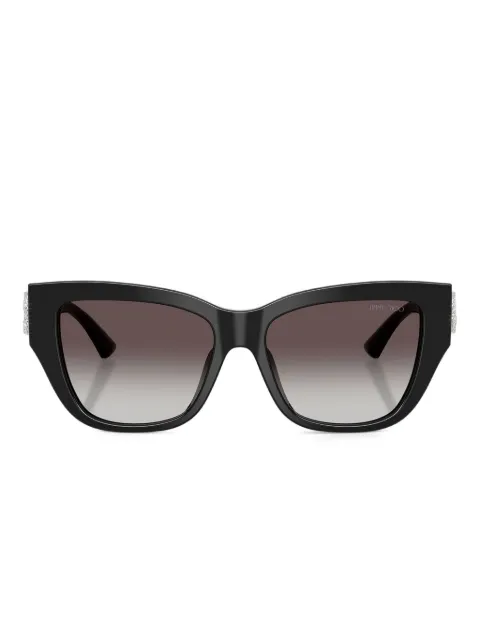 Jimmy Choo Eyewear ビジュートリム キャットアイ サングラス