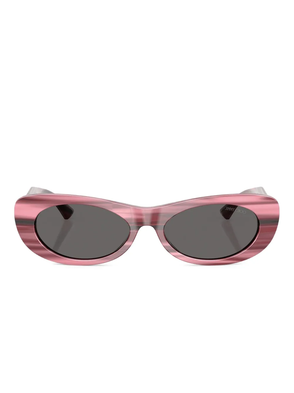 Jimmy Choo Eyewear lentes de sol con armazón ovalada | rosado | Image 1