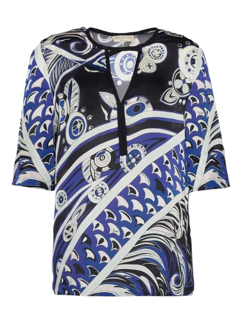 PUCCI Pre-Owned blusa con estampado abstracto