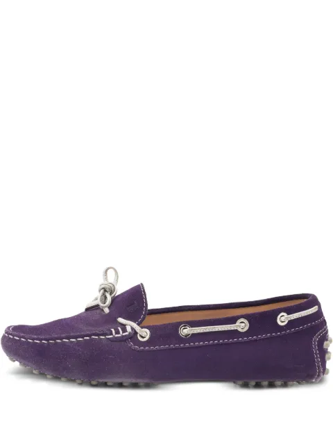 Tod's Vintage suede boat shoes
