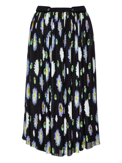 Kenzo Pre-Owned falda midi con estampado floral