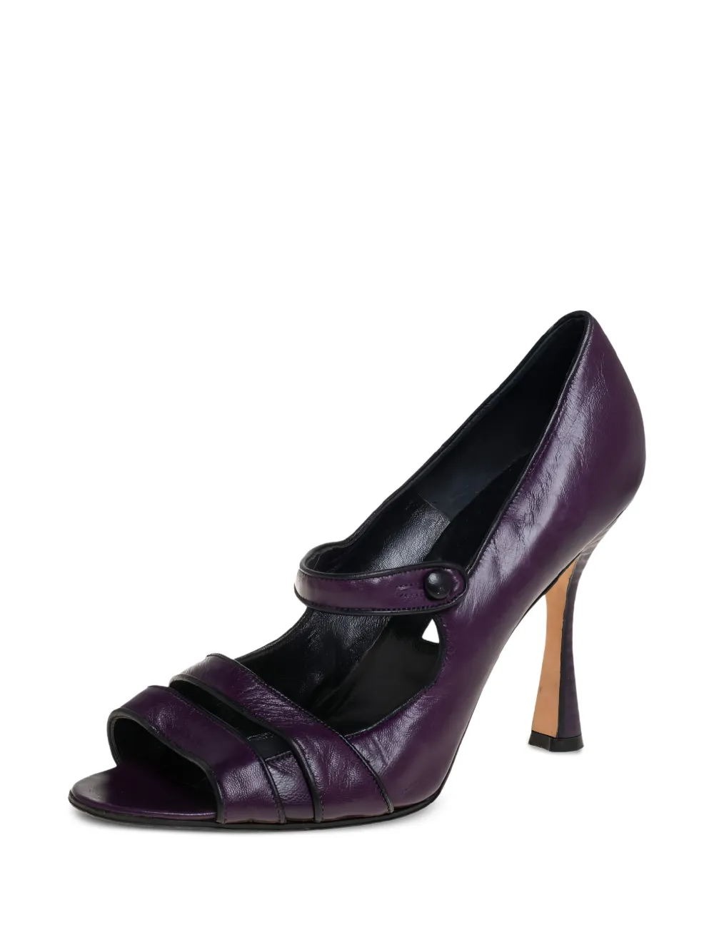 Manolo Blahnik escarpins pre-owned 100 mm à bride | Image 2