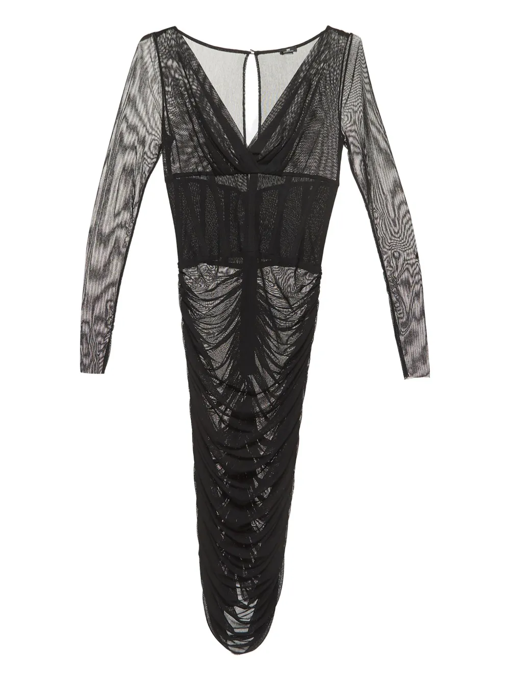 Elisabetta Franchi mesh ruched dress | Image 2