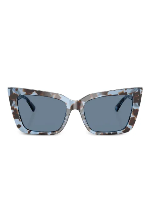 Jimmy Choo Eyewear lentes de sol con armazón cat eye estilo carey