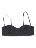 LA ROSE cotton bralette - Black