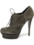Saint Laurent Pre-Owned 140mm Janis boots - Grey
