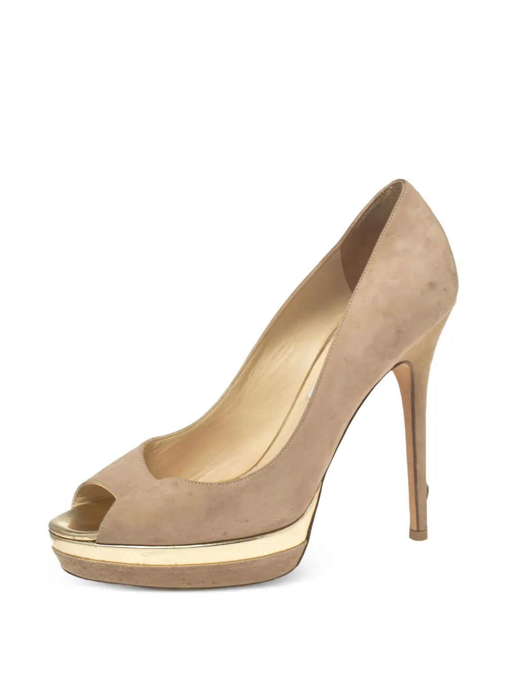 Jimmy Choo Pre-Owned escarpins en daim à talon 130 mm | Image 2