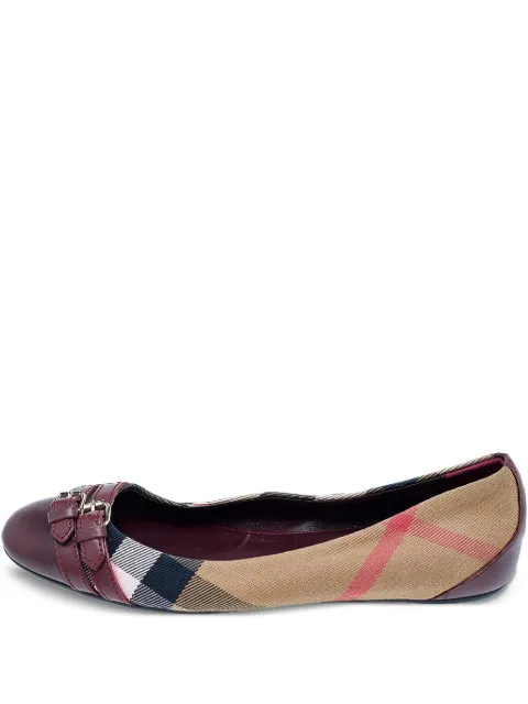 Burberry Pre-Owned Vintage Check ballet flats 