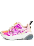 Stella McCartney Pre-Owned holographic-finish sneakers - Pink