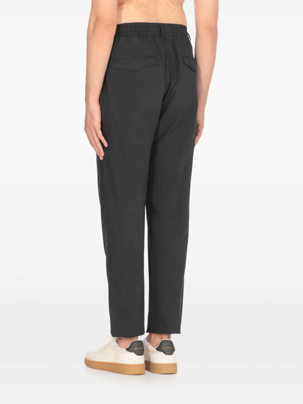 Peserico Katoenen broek Zwart