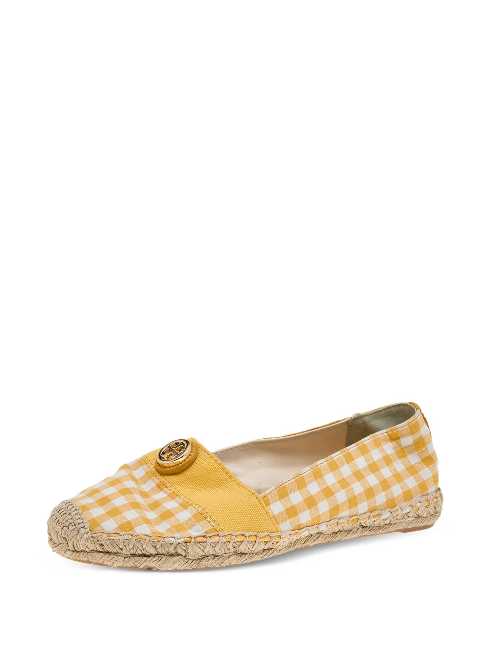 Tory Burch pre-owned checked espadrilles | Image 2