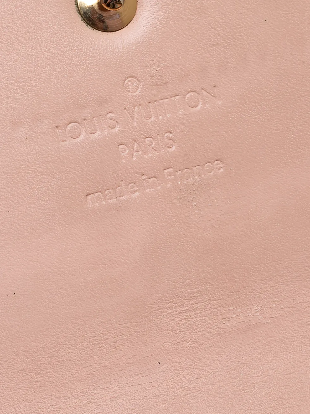 Pre-owned Louis Vuitton Monogram-debossed Leather Wallet