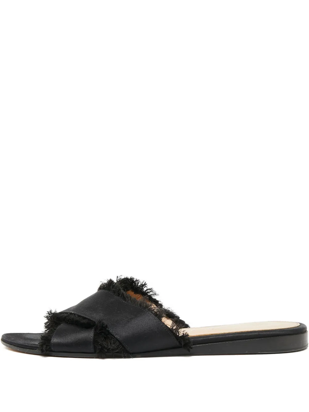 pre-owned Barth criss-cross slides