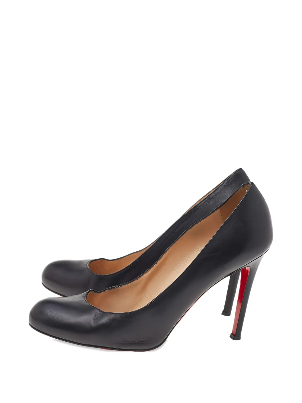 Christian Louboutin Pre-Owned 105 mm leren pumps met hak - Zwart