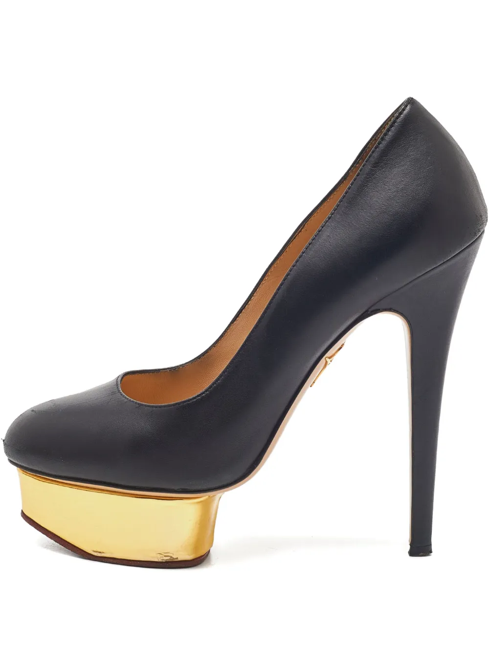Charlotte Olympia 2024 leather platform pumps - Nero