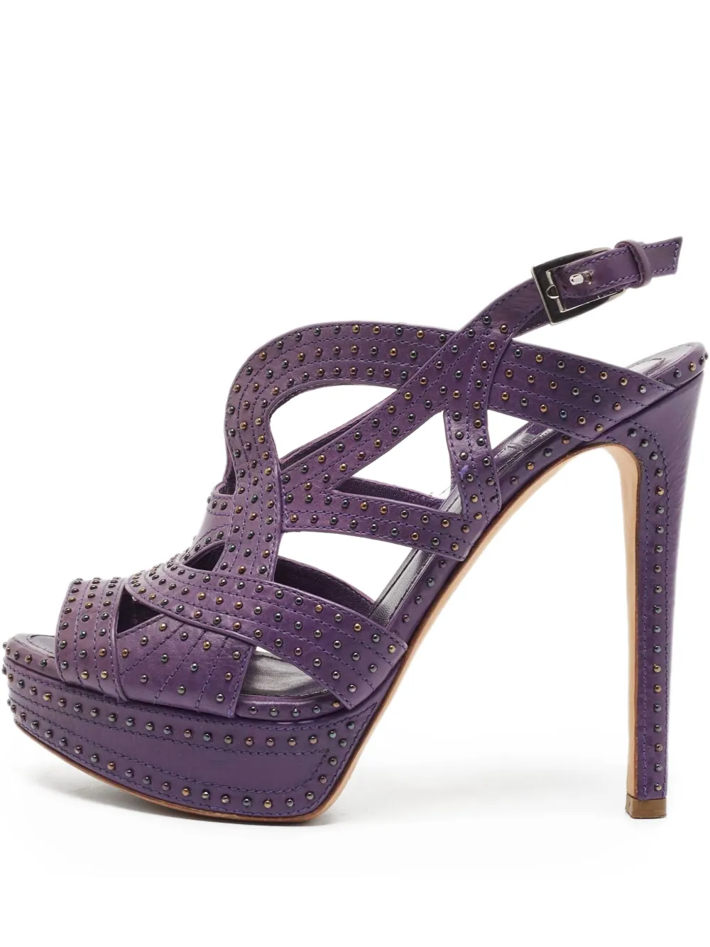 Pre-owned Dior 140mm Leather Heeled Sandals