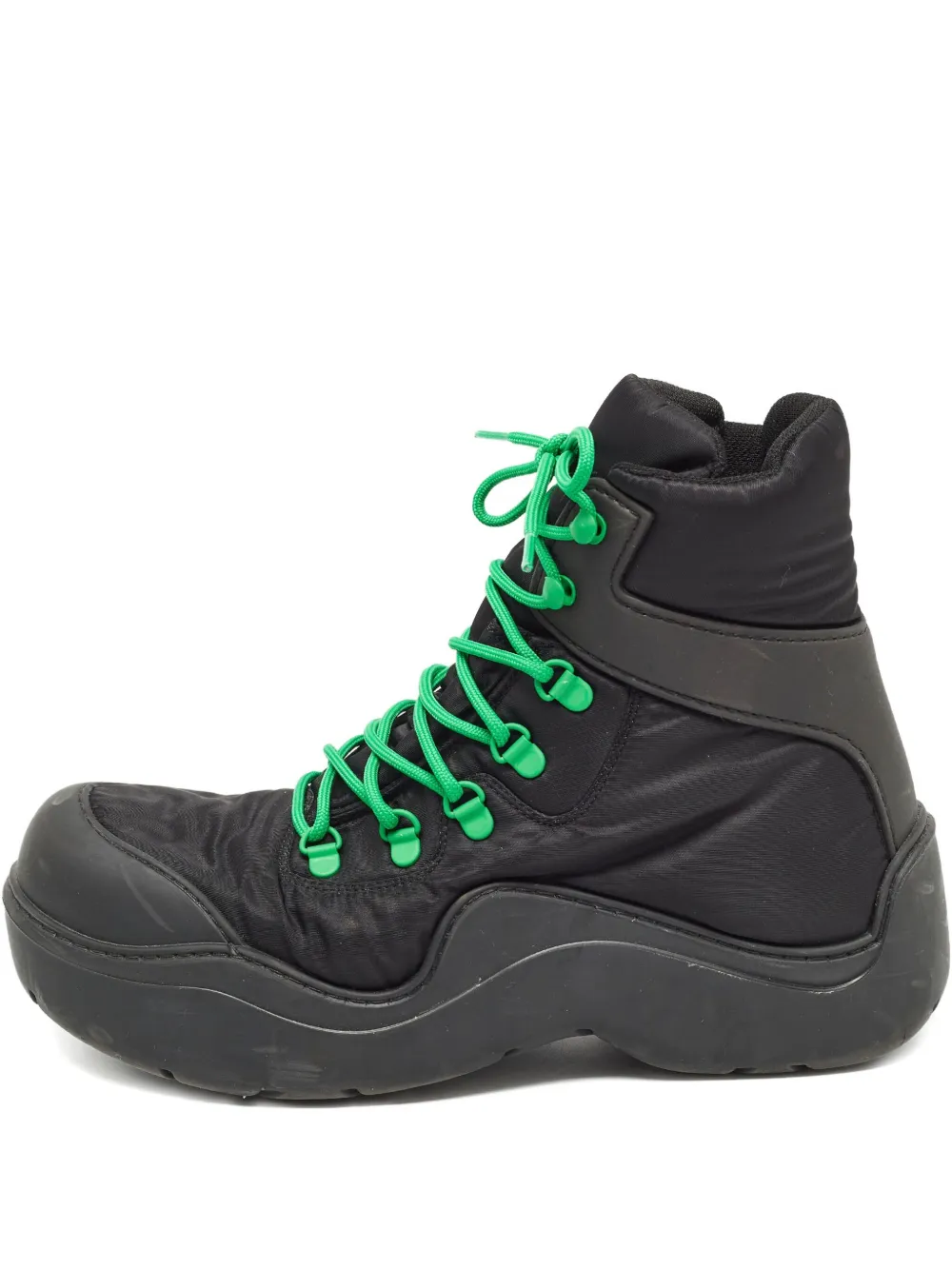 Bottega Veneta Pre-Owned padded lace-up boots | Black | Image 1