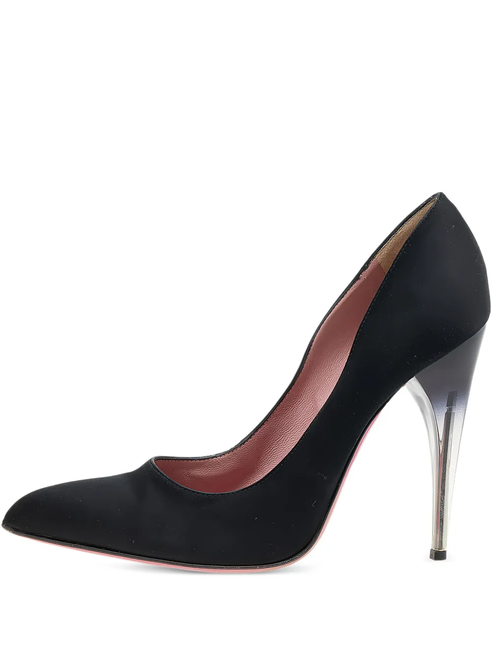 Prada Pre-Owned 125mm satin pumps | Black | Image 1