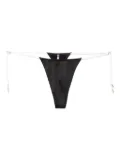 Maison Close Glow string bikini bottom - Black