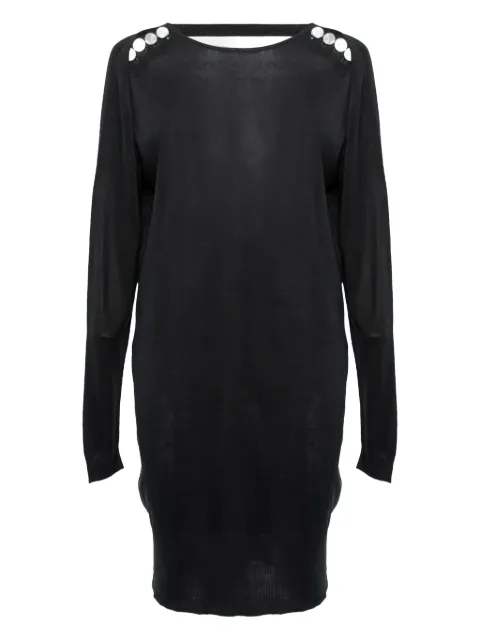 Balenciaga Pre-Owned 실크 미니 드레스