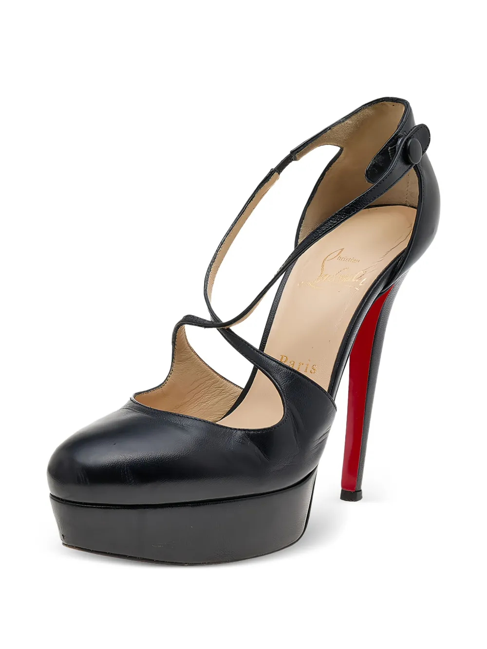 Christian Louboutin Pre-Owned Leren pumps - Zwart