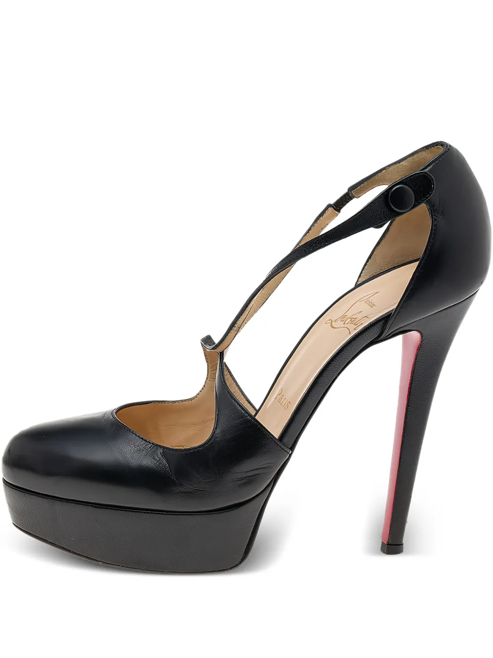 Christian Louboutin Pre-Owned 130mm leather pumps – Black